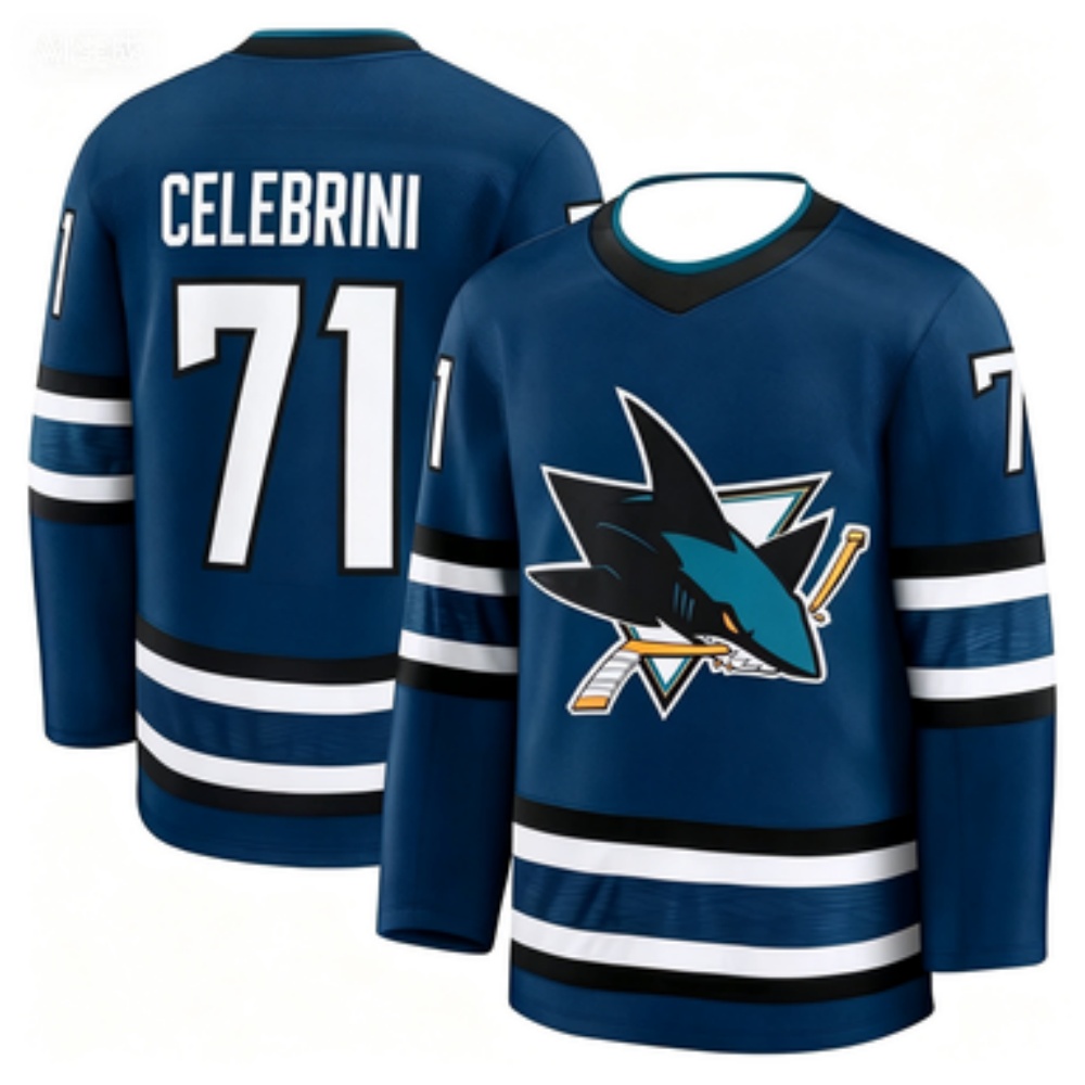 Outdoor Sports - Professional Ice Hockey Jersey No.71 Long-sleeve