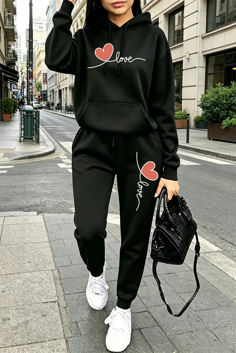 Outdoor Sports - Womens Tracksuit Print Casual Long Sleeves