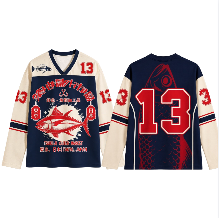 Outdoor Sports - Retro Japanese style 3D printed long