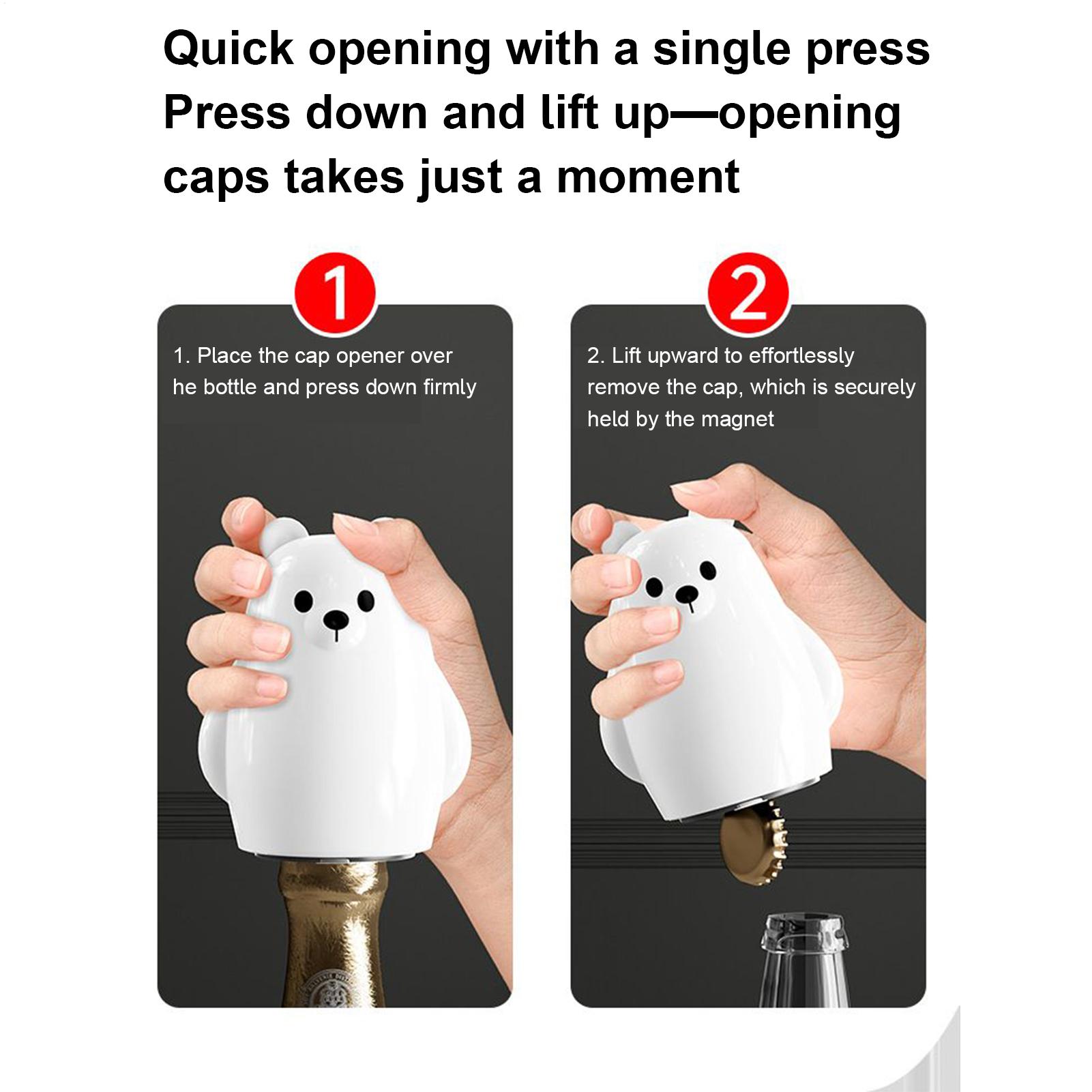 Press Bottle Opener Polar Bear - Outdoor Sport Games ulasan dan harga