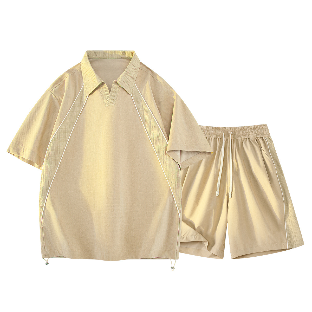 Summer Men's Sports Polo Suit  - Outdoor Sports Leisure ulasan dan harga