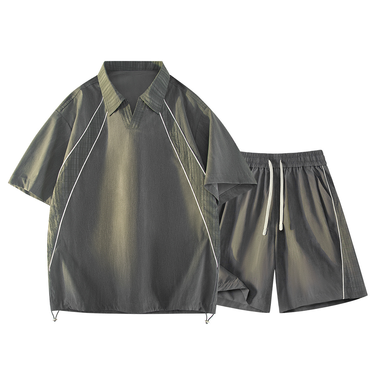 Summer Men's Sports Polo Suit  - Outdoor Sports Leisure ulasan dan harga