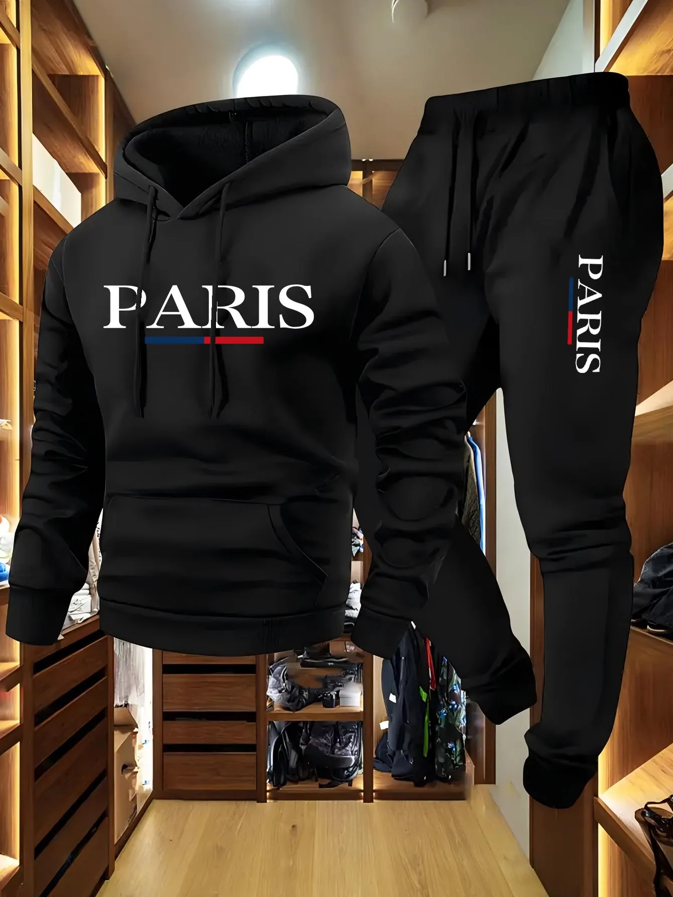 Fashion Men's Hoodie Gift 2-pi - Outdoor Sports Leisure ulasan dan harga