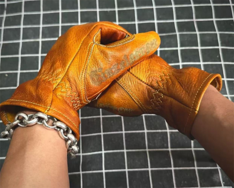 Handmade Genuine Leather Retro - Horse Riding Glove ulasan dan harga