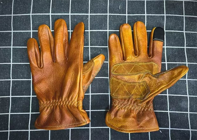 Handmade Genuine Leather Retro - Horse Riding Glove ulasan dan harga