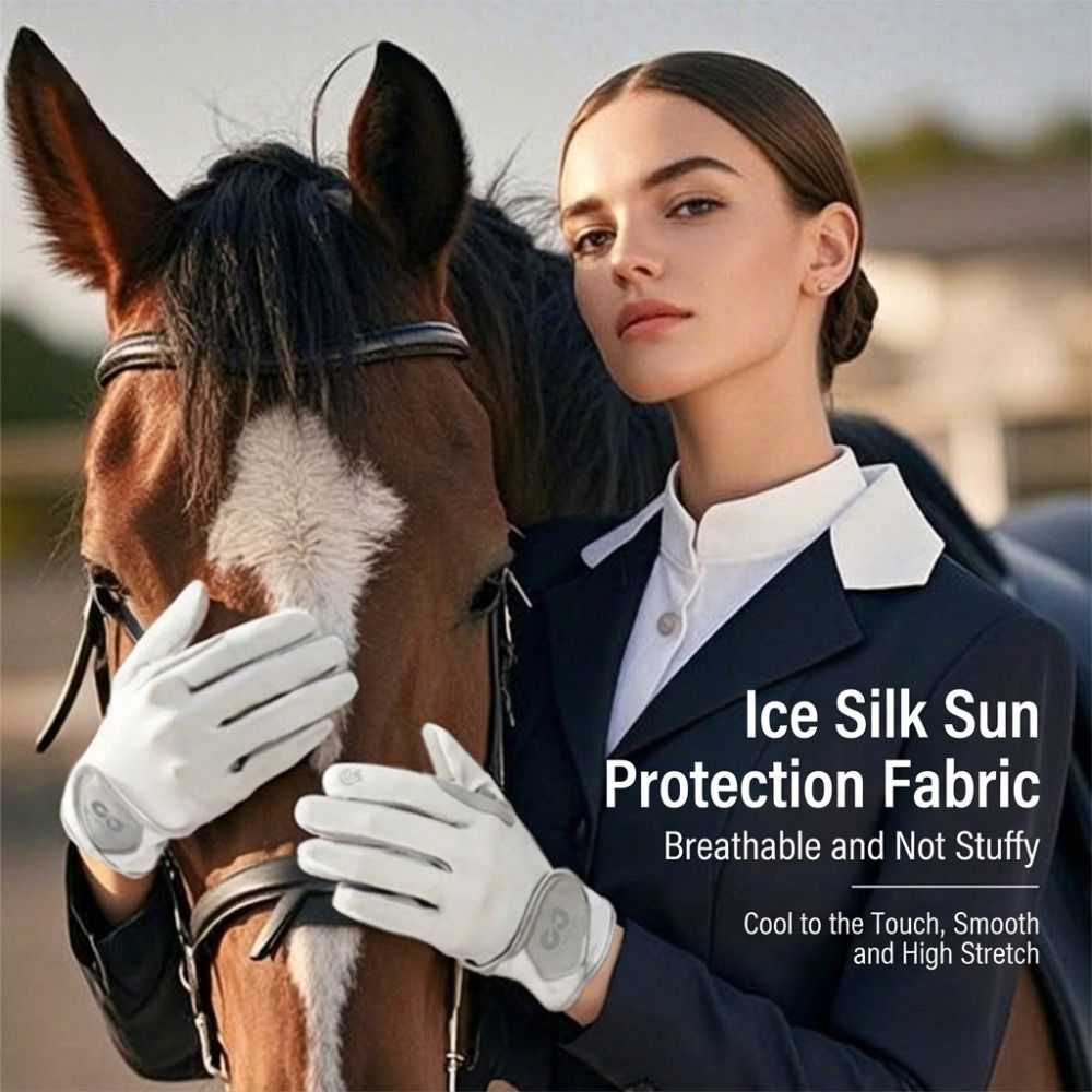 New Breathable Riding Gloves N - Horse Riding Glove ulasan dan harga