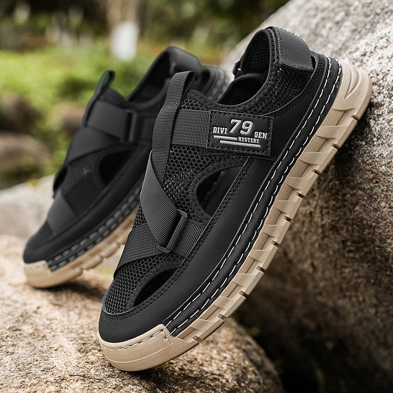 Mens Sandals Summer Mesh Breat - Outdoor Sport Outfit ulasan dan harga