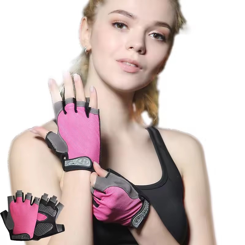 Breathable Anti-Slip Half Fing - Horse Riding Glove ulasan dan harga