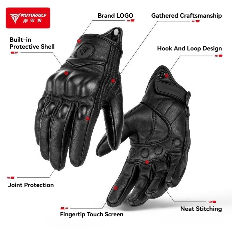 MOTOWOLF Motorcycle Gloves Men - Horse Riding Glove ulasan dan harga
